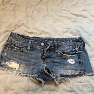 Distressed American Eagle shorts